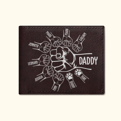 Best Dad Ever - Personalized Folded Wallet For Men TCLFWH860