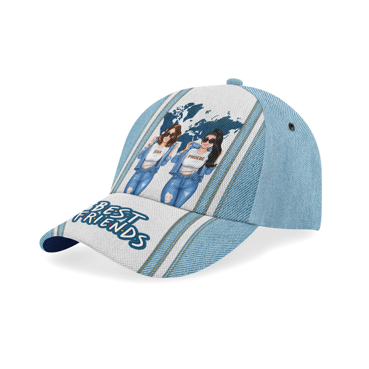 Best Friends - Personalized Classic Cap TCCCN55