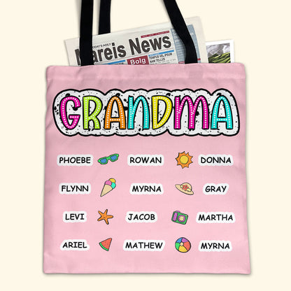 Grandma Sun - Personalized Tote Bag TCTBN57