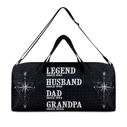 Legend Husband Dad Grandpa - Minimalist Duffle Bag TCMDBN52