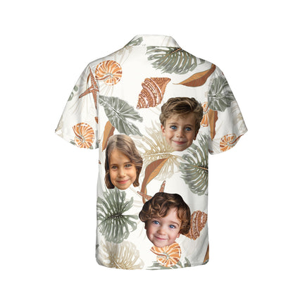 Dear Dad Great Job - Personalized Hawaii Shirt TCHWSN31