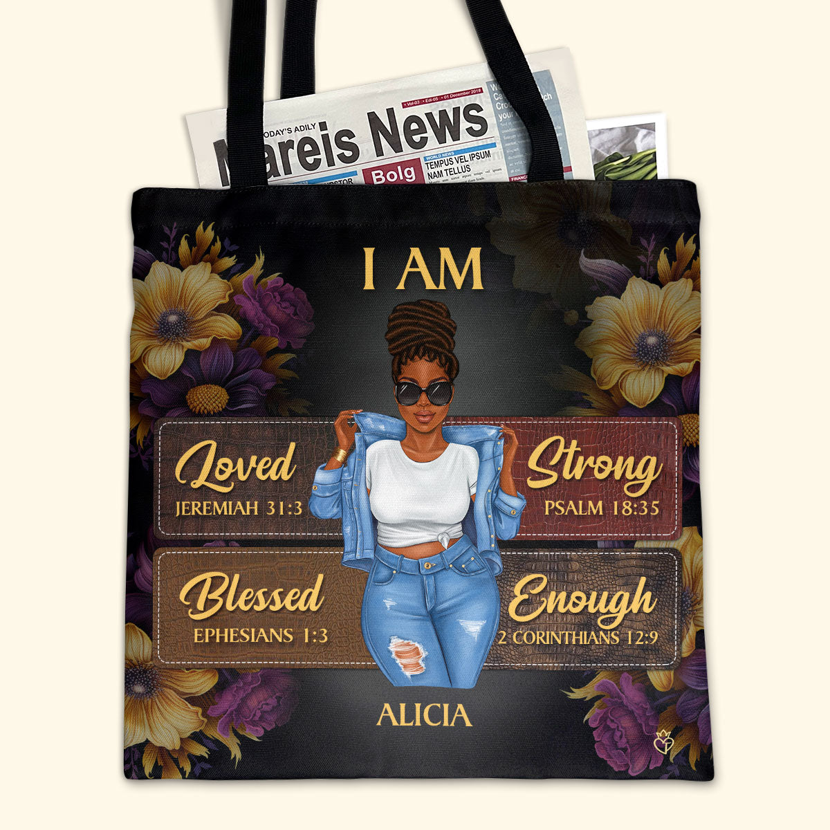 I Am - Personalized Tote Bag TCH13