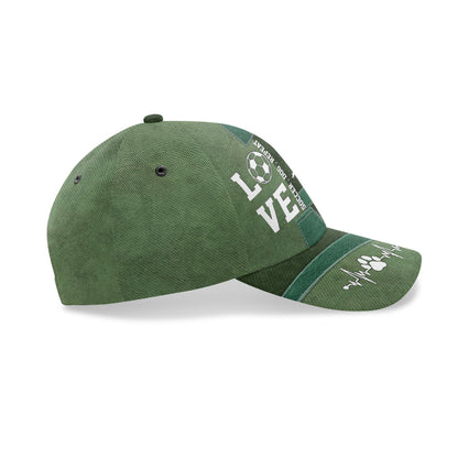 Love Soccer Dog Repeat - Personalized Classic Cap TCCCN71