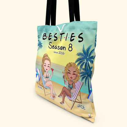 Besties Season - Personalized Tote Bag TCTBN56