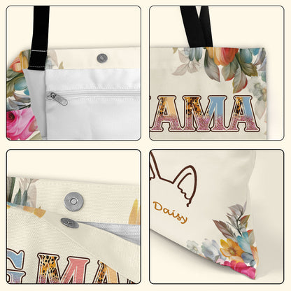 Dog Mama - Personalized Tote Bag TCM27