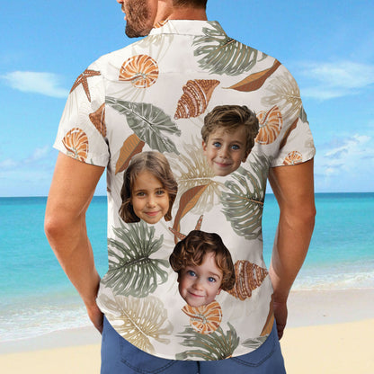 Dear Dad Great Job - Personalized Hawaii Shirt TCHWSN31