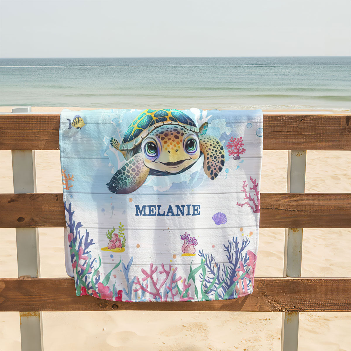 And Into The Ocean I Go To Lose My Mind & Find My Soul - Personalized Beach Towel TCBTN47