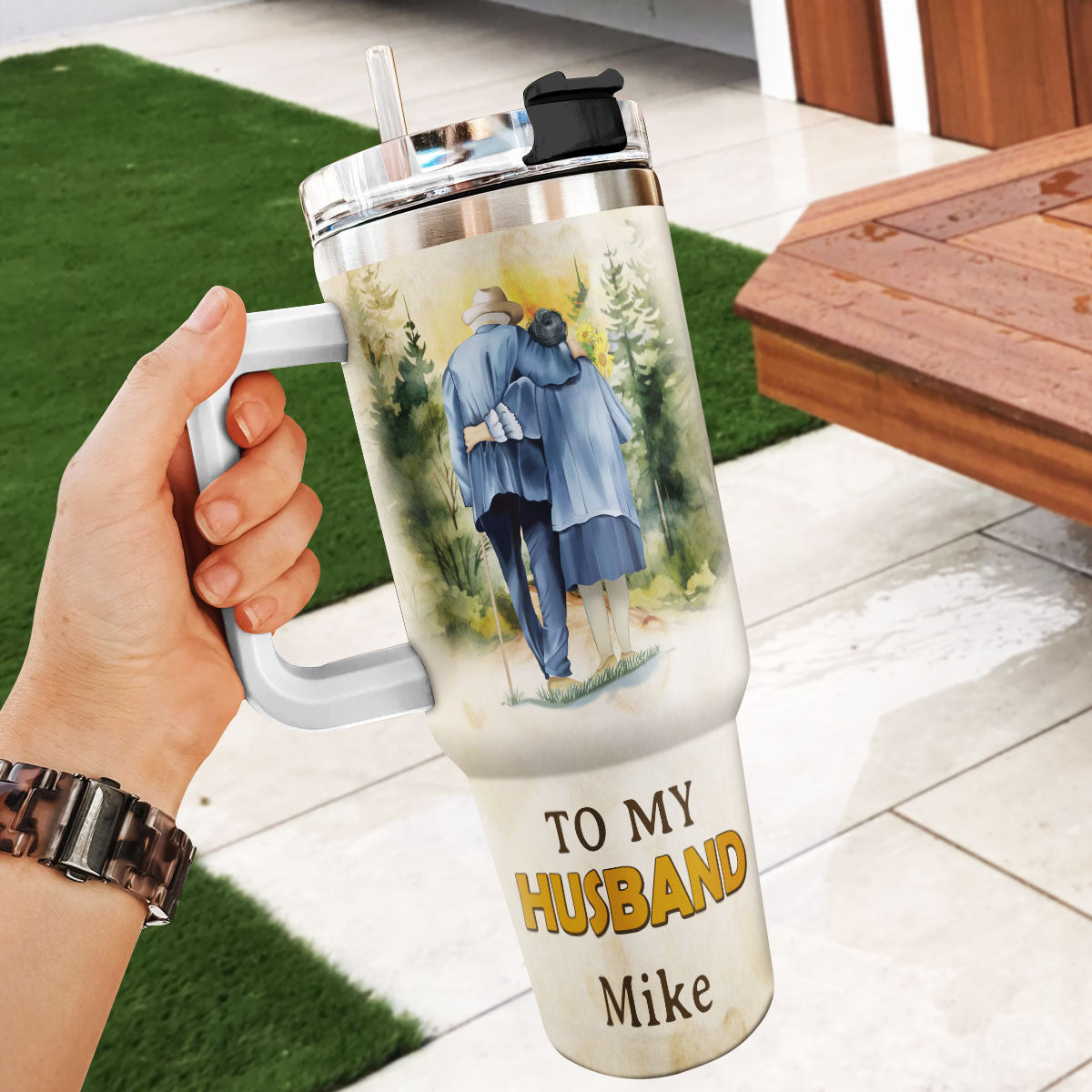 To My Husband 20oz, 30oz, 40oz Personalized Tumbler TCSSTHN10