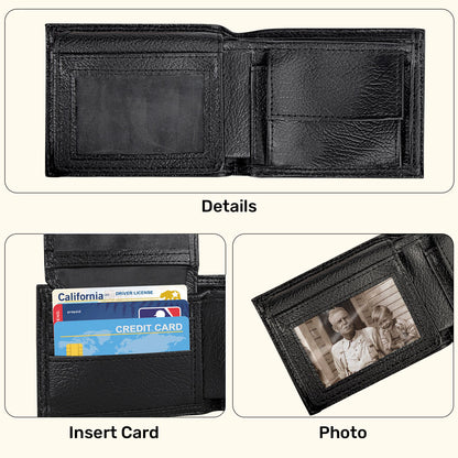 Daddy - Personalized Folded Wallet For Men TCLFWH864