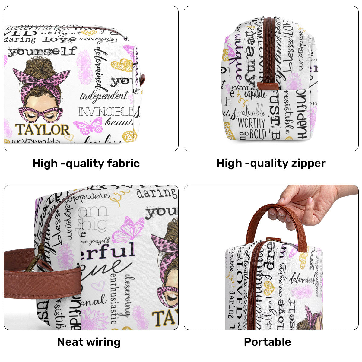 Make Yourself A Priority - Personalized Toiletrie Bag TCTLTBN62