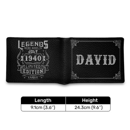 Legends - Personalized Folded Wallet For Men TCLFWHA12